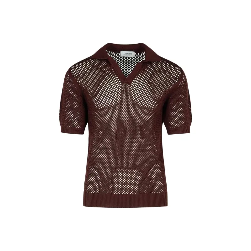 LANEUS SS25 Sweater Men's Brown-0