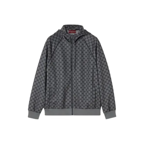 GUCCI Monogrammed Zip Up Jacket