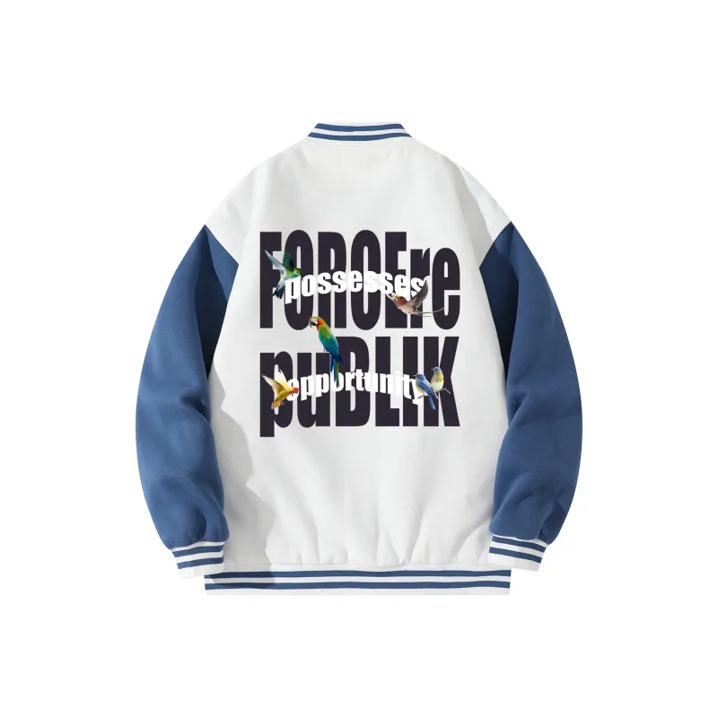 FORCEREPUBLIK Baseball Jacket Unisex-3