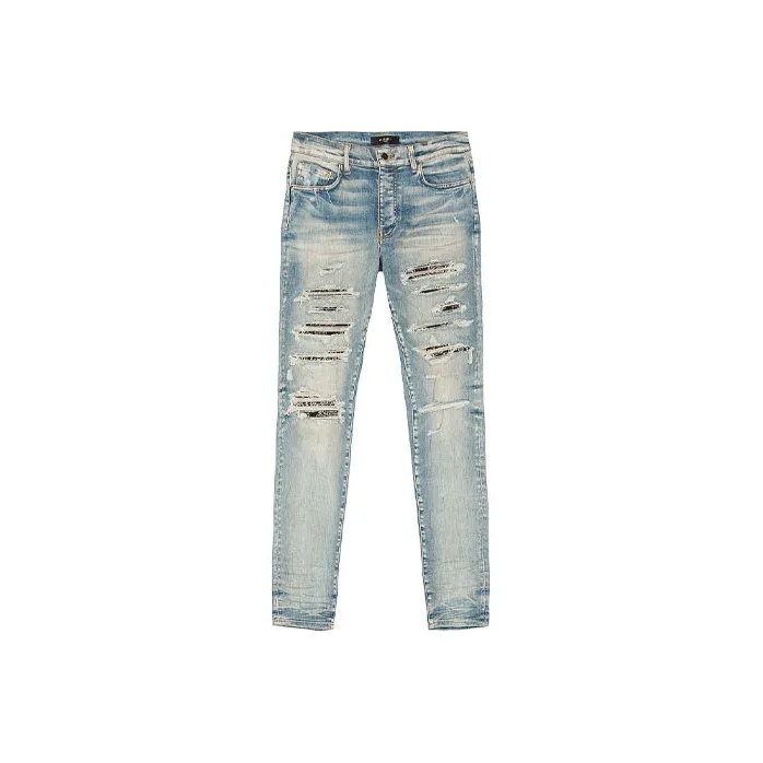 AMIRI Rainbow Patch Skinny Jeans-0