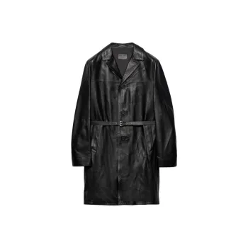 PRADA Coats Men Black
