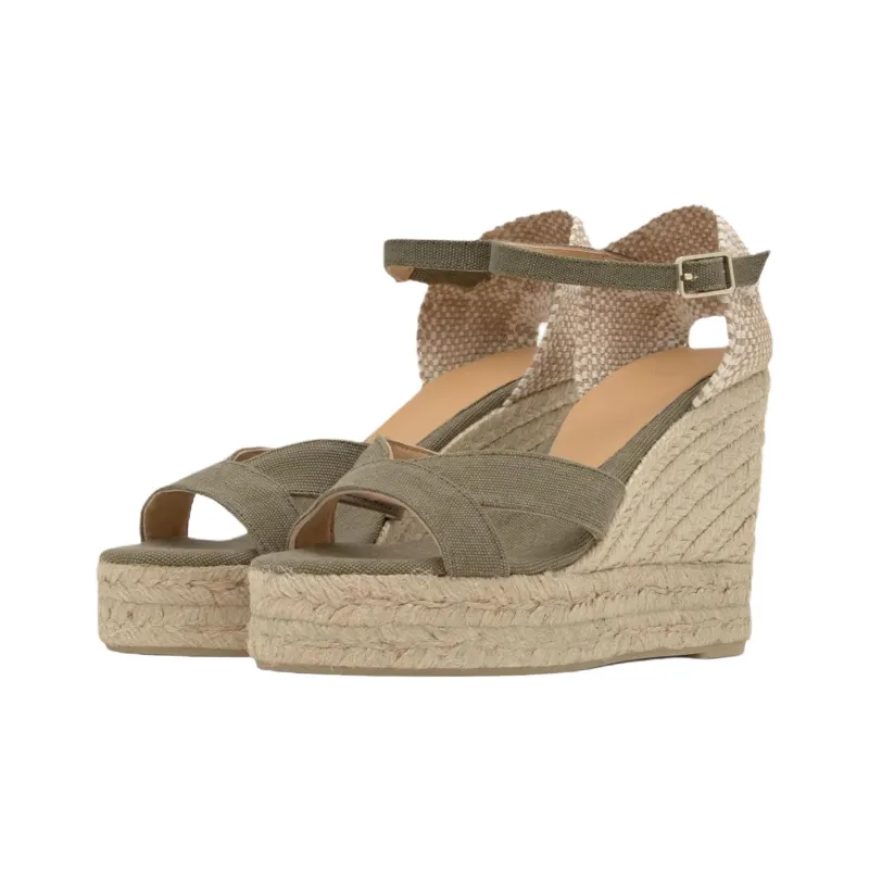 Castañer BRUNA Strap Sandals Women's Green-2