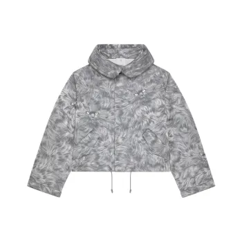 Givenchy Cat Kacquard Short Parka