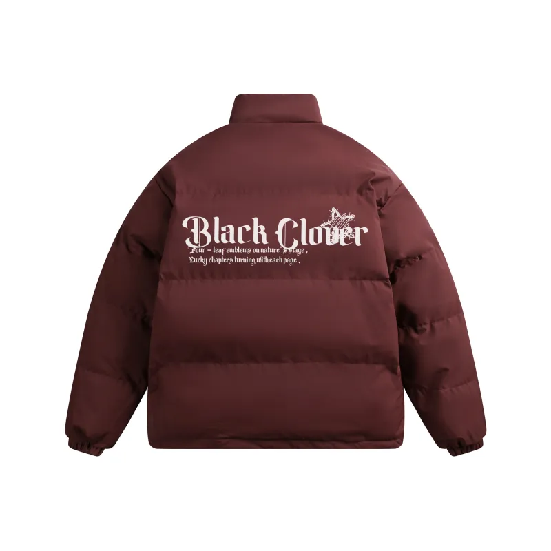 BLACK CLOVER Puffer Jacket Unisex-14