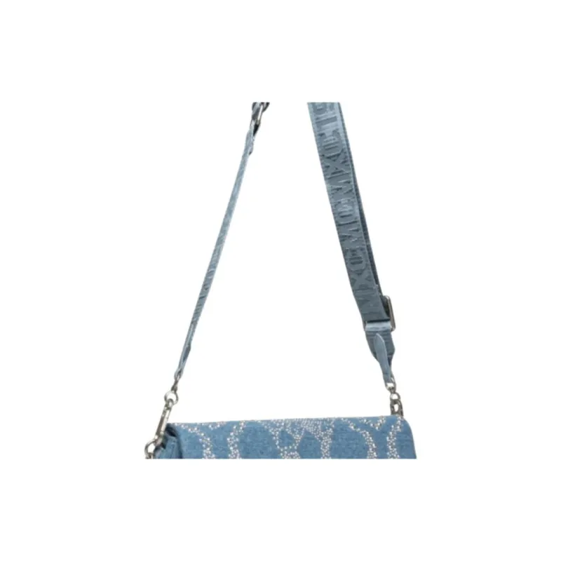 STEVE MADDEN Fabric Shoulder Bag Medium Size Women's Denim-7