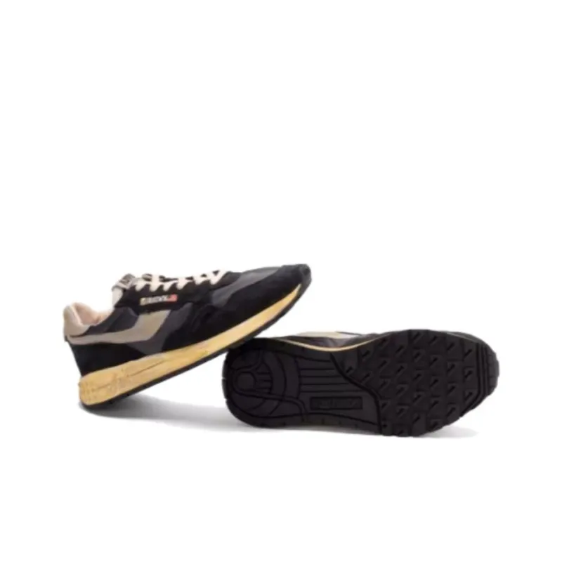 AUTRY Reelwind Low Wear Resistant Low Top Casual Shoes Men's Black Gray Color-4
