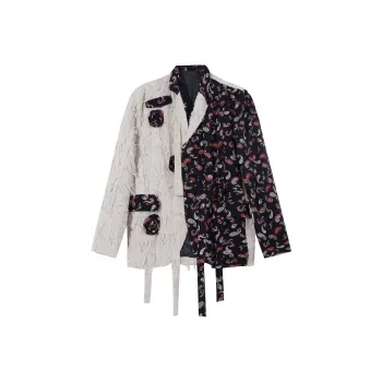 SUPEREALLY Jackets & Coats Unisex Black & White