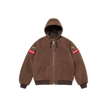 Supreme Vanson Leathers Hooded Work Jacket