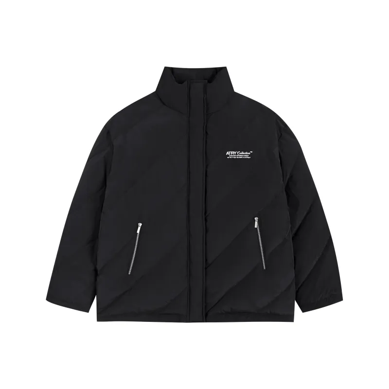 Atry Down Jacket GuoChaoPla American Vintage Versatile Casual Loose Fit Coat Unisex-0