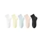 5 Pack (White+Custard+Pink+Lake Blue+Black)