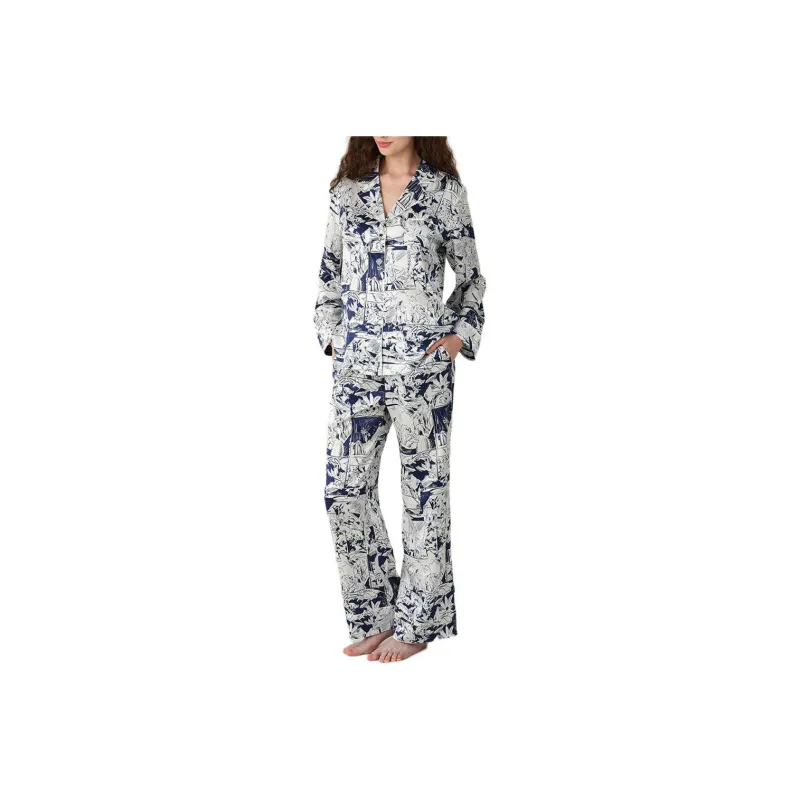 SILKY MIRACLE SS24 Pajama Set Women's Blue-0