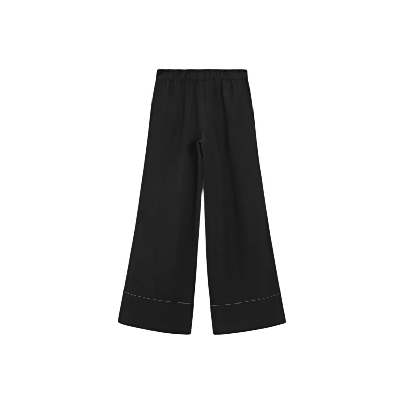 Massimo Dutti Casual Pants Women's Black-1