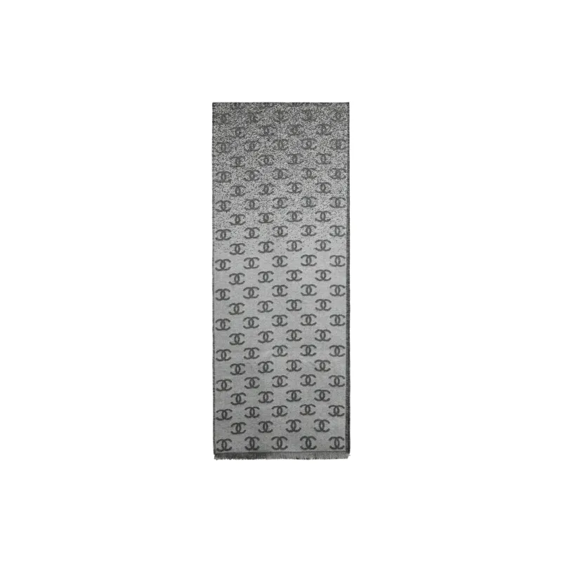 CHANEL   Knit Scarves Women's Gray-0