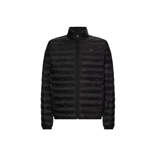 Tommy Hilfiger Big And Tall Recycled Packable Jacket Jackets Coats Men's Black