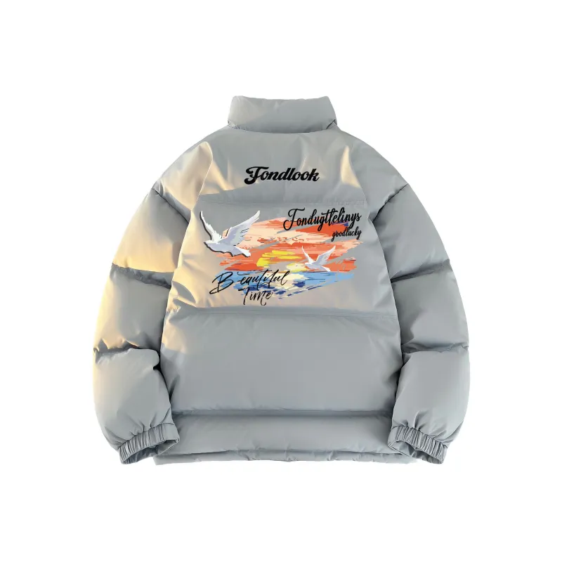 FONDLOOK Down Jackets Unisex-2