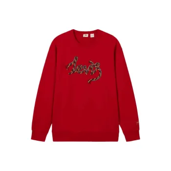 Levis CNY Sweatshirts Men Red