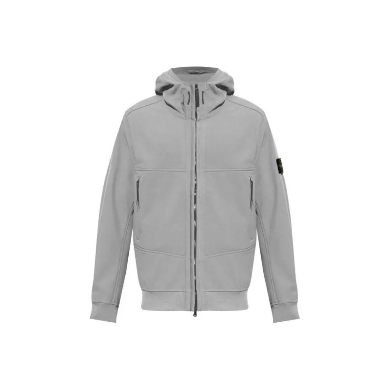 STONE ISLAND Zip Up Hooded Jacket-0