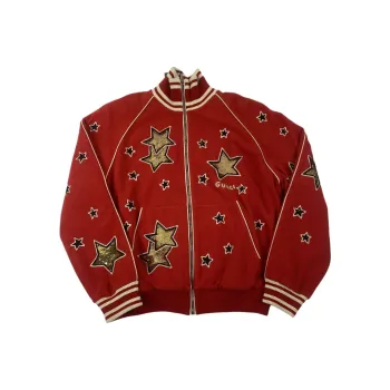 GUCCI Baseball Jacket Men's Red