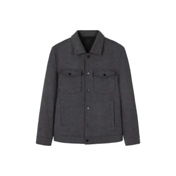 Wit Puffer Jackets Men Gray