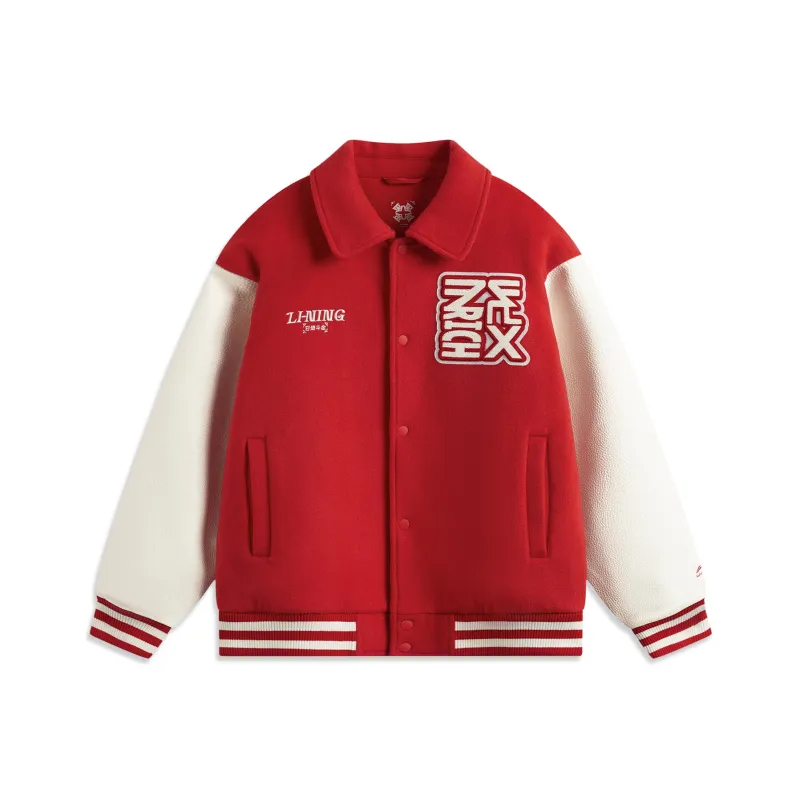 LiNing Rijin Doujin Collection Puffer Jacket Men's Vermilion-0