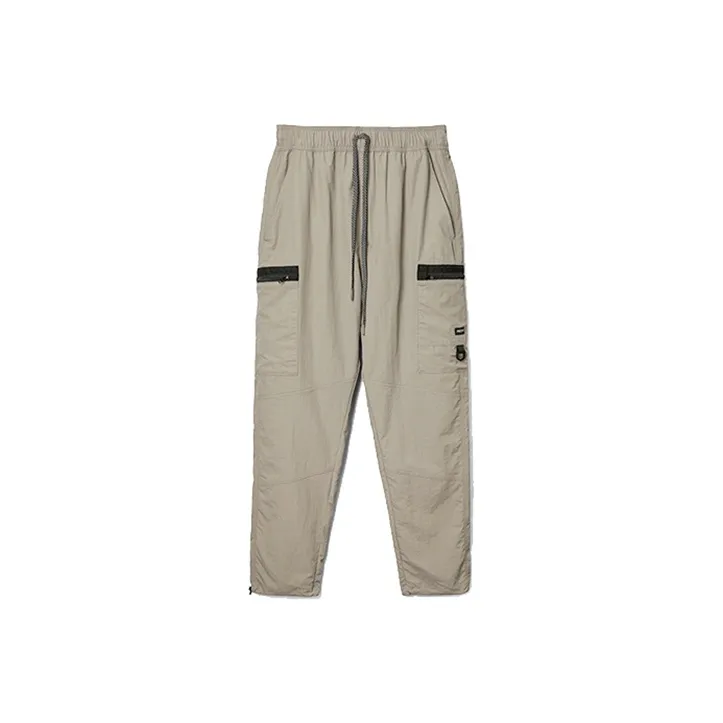 Prth Promethean Straight Casual Pants Men's Gray Apricot-0