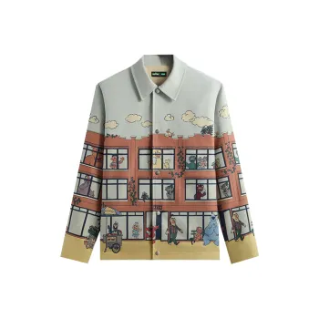 KITH X Sesame Street Lafayette St Tapestry Jacket