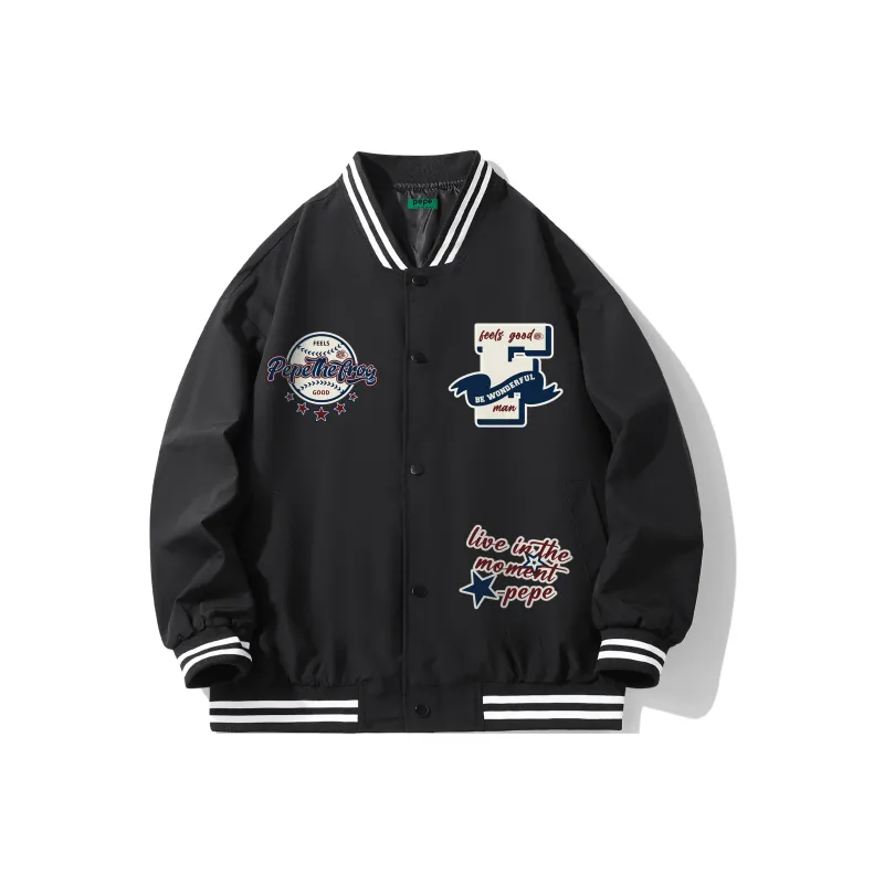 Pepe The Frog Baseball Jacket Unisex-0