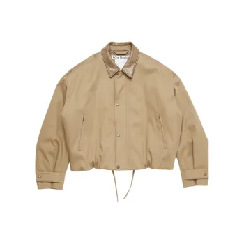 Acne Studios Leather collar Jacket