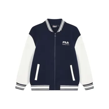 FILA Baseball Jacket Men's Deep Silent Blue