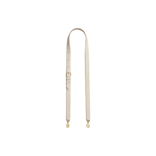 HERMES Epsom Calfskin Bag Strap Women's 10 Craie Milkshake White