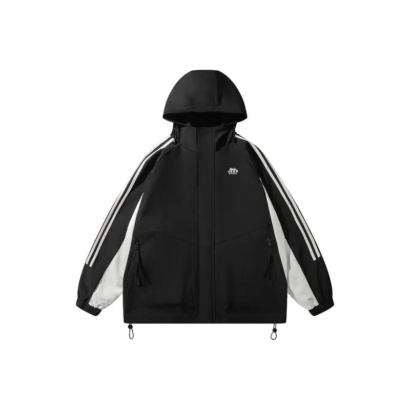JEEP SPIRIT Windproof, Breathable, Abrasion Resistant, Thermal, Water Repellent, Rainproof Windbreaker Jacket Unisex-2