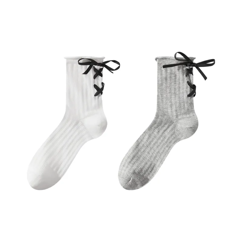 Cotton Gene Mid Calf Socks Women's Combo Set-0