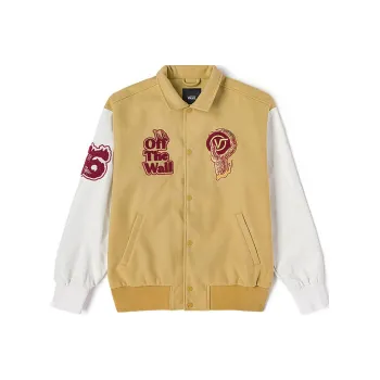 Vans Baseball Jacket Unisex Tan