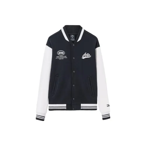 Anta Life Collection Sports Life Collection Baseball Jacket Men's Basic Black