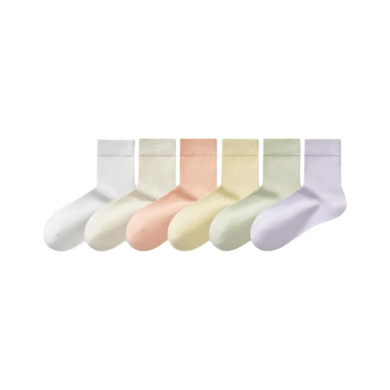 Temooues Mid Calf Socks Women's 6 Pack-3