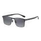 Matte Black Frame with Glossy Gunmetal Detail/Gradient Gray M03