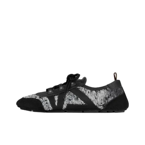 LOUIS VUITTON Sneakerina German Army Trainers Low Top Casual Shoes Women's Black