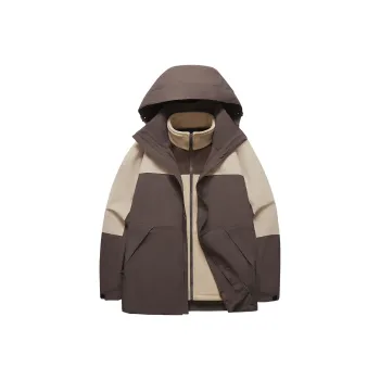UNIWOLF Water Resistant Windproof Wear Resistant Warm Windbreaker Jacket Unisex