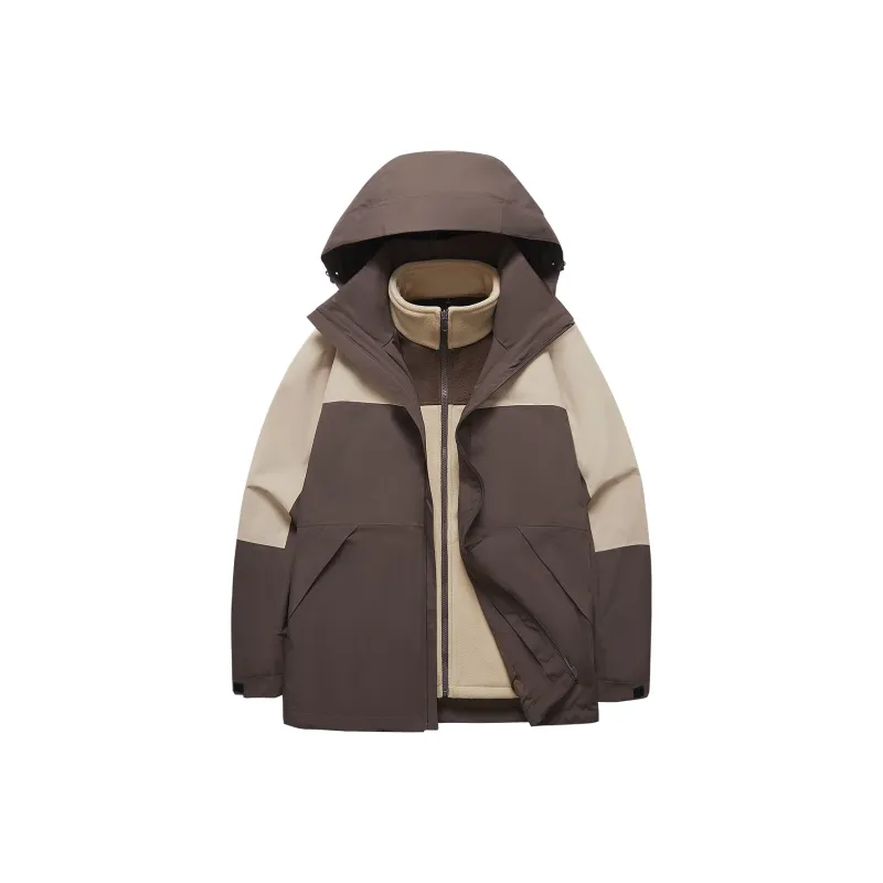 UNIWOLF Water Resistant Windproof Wear Resistant Warm Windbreaker Jacket Unisex-0