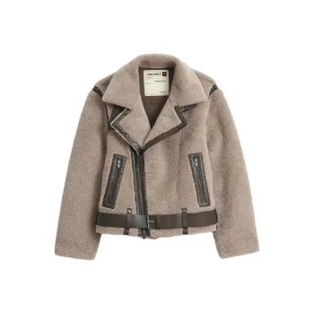 ZARA Velvet feel Coat Men's Dark Taupe