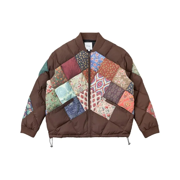 Profound Puffer Jacket Unisex Brown-0
