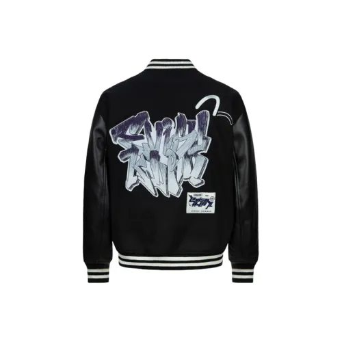 EVISU Baseball Jerseys Men Black