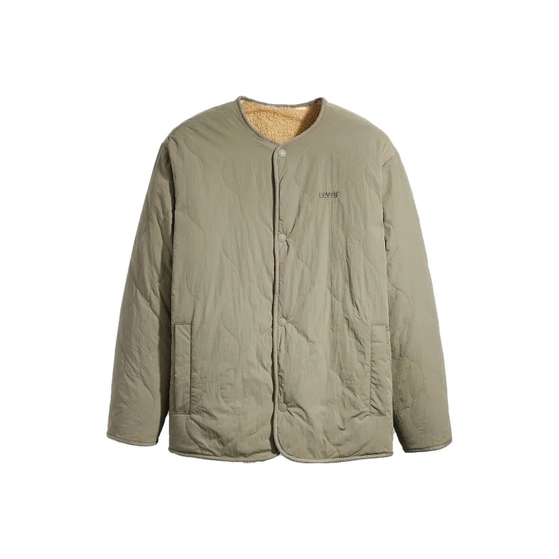 Levis Jackets Coats Men's Olive Green-0