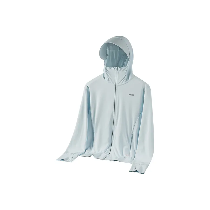 BAGE Solid Color Versatile Fishing Sun Protection Clothing Unisex-6