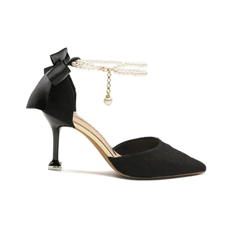 Dawei's House Slim Heel High Heels 8cm Women's-12