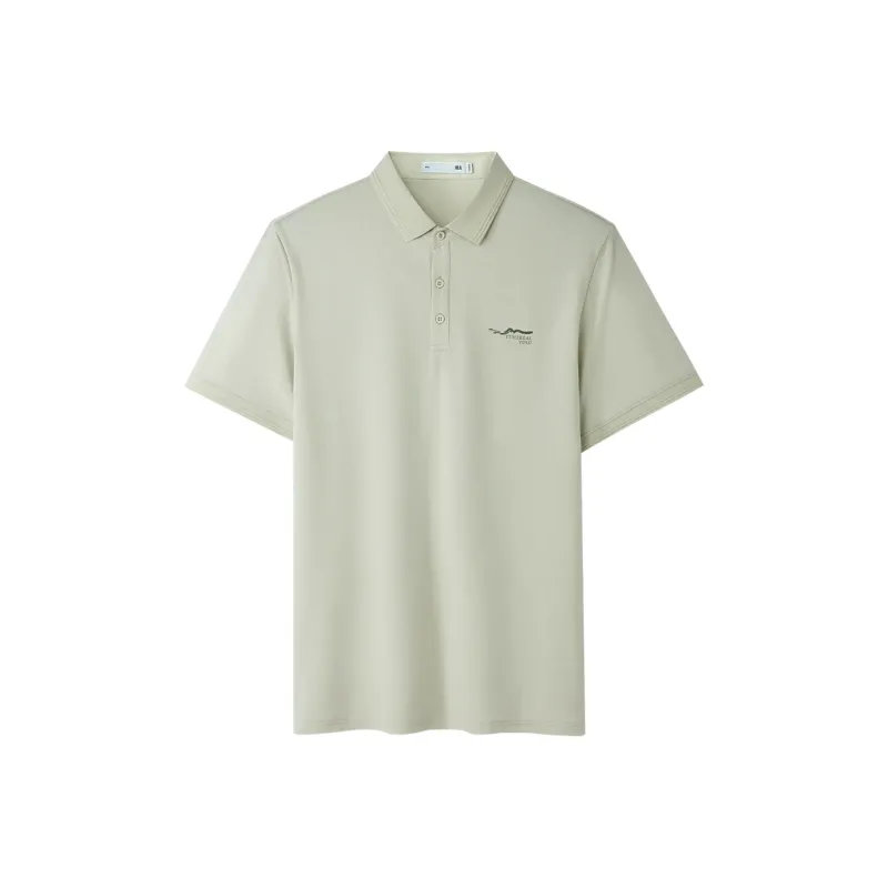 HLA The Mountain Is Not In The High Series Polo Shirt Unisex-0