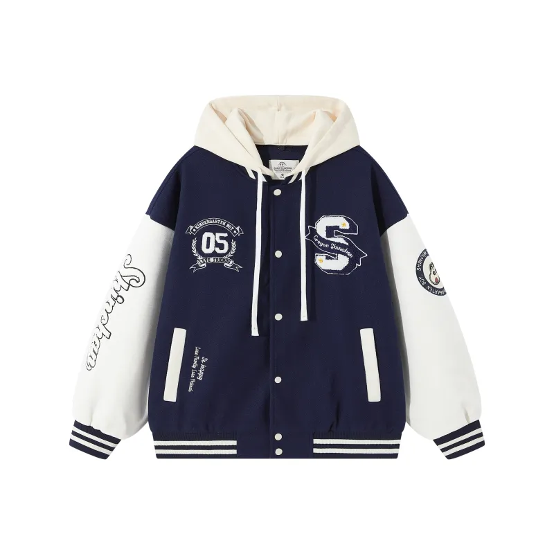 Crayon Shinchan Baseball Jacket Coat Unisex-3