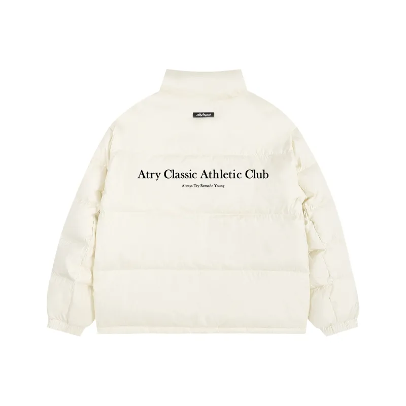 Atry Alphabet Slogan Series Down Jacket Unisex-0