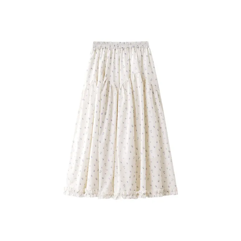 HTMEME Casual Long Skirt Women's-5