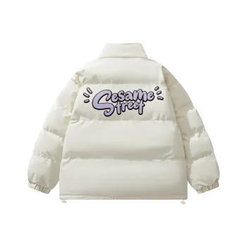 SESAME STREET Fall Winter Puffer Jacket Unisex